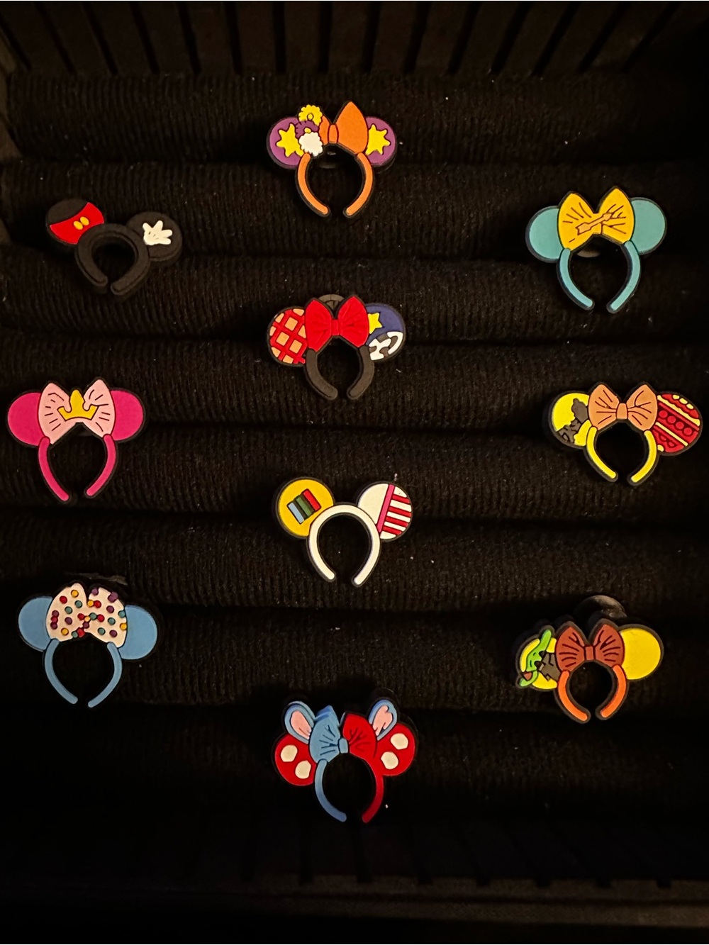 Minnie Mouse Ear Charms for BracelMinnie Mouse Ear Charms for  Shoes - Picture 2 of 3